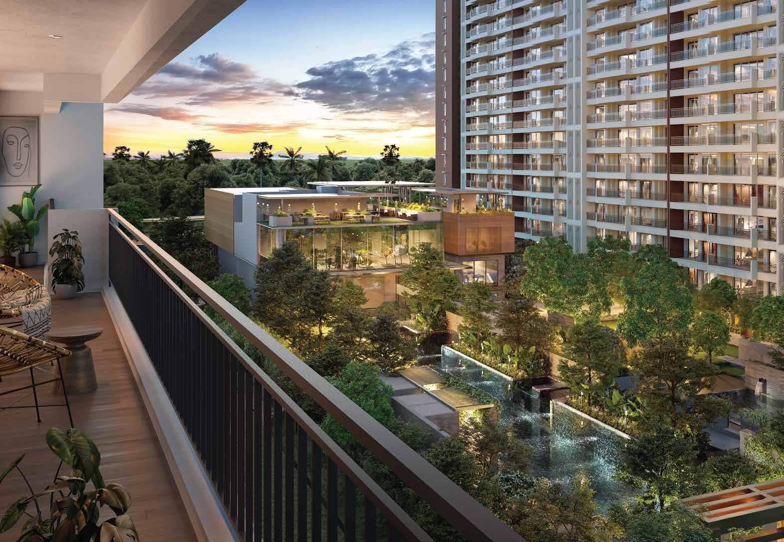 Godrej Woods - Balcony View